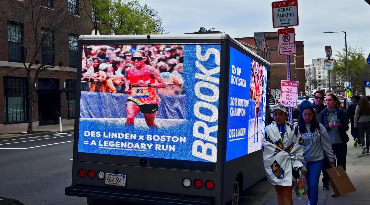Boost Outdoor Media LED billboard truck